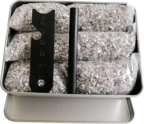 egreen Emergency Fire Starter Ferro Rod Striker Magnesium 6 Bags for Camping Hiking Bushcraft Survival Outdoor Hurricane + Free Tin Box...