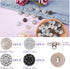 PAGOW 20Pcs AB 4 Styles Rhinestone Buttons Crystal Embellishments Sew on Clothing Buttons...