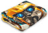 Northwest Transformers Micro Raschel Throw Blanket, Ultra Soft Throw, 46 x 60 Inches, Be Alert...