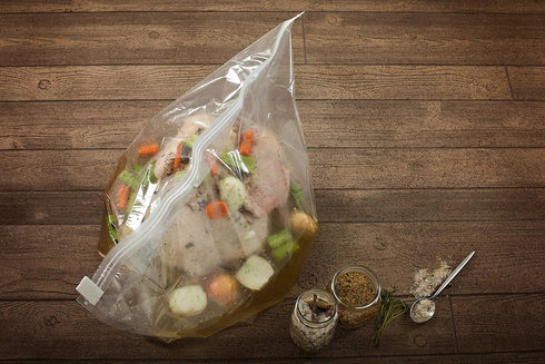 Large Turkey Brine Bags Heavy Duty for Turkey or Ham XL, 2 pack, with Cooking Twine...