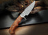 Handmade 10? Damascus Hunting Knife - Bushcraft Fixed Blade Hunting Knife with Sheath and Rose Wood Handle EDC Skinning Knife., Brown Black...