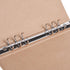 BCP 2pcs Kraft Paper 6-Holds Round Ring Binder Binding Hard Cover Protector for Journal Note Book (A6 Size)...
