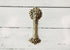 Bless This House, Tree of Life - Mezuzah Case, Wooden Texture Gold Color Design Crafted with David Star, for Jewish Homes (Large 5.5", Antique Gol...