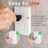 4-Pack Self-Closing Outlet Covers Baby Proofing - for Standard Single Screw & Decorator 2-Screw Outlets - Child Proof Sliding Outlet Covers...