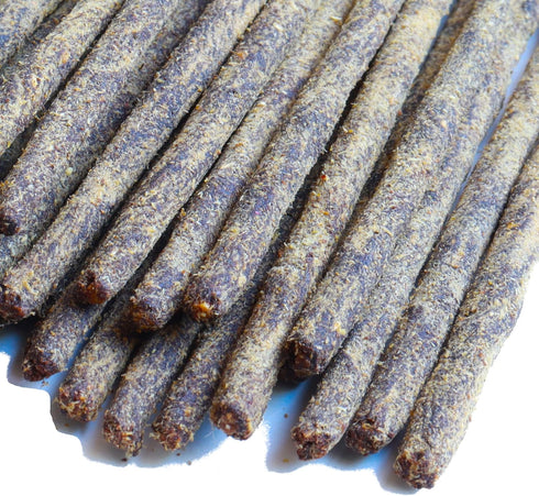 Oud Agarwood Incense Sticks - Artisan Luxury Masala Incense - Handcrafted Long-Burning (75 Minutes) Extra-Thick Sticks - Exotic Divine Scent for H...