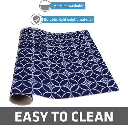 Drymate XL Dish Drying Mat, Oversized (19”x24”), Low-Profile, Super Absorbent, Quick Dry Fabric, Waterproof & Slip-Resistant, for Kitchen Counter,...