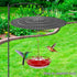 11.2" Metal Bird Feeder Rain Guard, Black Dome Shield Umbrella Cover for Hummingbird Feeder Oriole Feeder, Squirrel Baffles for Bird Feeders...