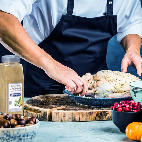 McCormick Culinary Poultry Seasoning, 12 oz - One 12 Ounce Container of Poultry Seasoning Spice with No MSG for Chicken Turkey, Stuffing and Casse...