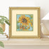 Dimensions 70-65228 Gold Petite Sunflower Garden Counted Cross Stitch Kit, 6" x 6", 18 Cnt. Ivory Aida, 4pcs...
