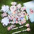 Cute Cow Pen Set 12 Cow Retractable Gel Ink Pens, 2 Cute Cow Pen 0.5 mm Retractable Black Gel Ink Pens, 2 Cow Sticky Notes, Cute Cow Stickers for ...