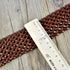2 Inch Wide Leather Braided Belts for Women 100% Hand Made Soft Woven Waistbands with Round Golden Pin Buckle...