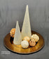 AllStellar Paper Mache Cones Open Bottom Variety Pack Set of 3-13.75x5, 10.63x4, 7x3 in. for DIY Art Projects and Decorations - Various Sizes to C...
