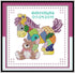 Aiorkeng Cross Stitch Kits Stamped Full Range of Embroidery Starter Kits for Adults Beginners DIY 11CT 3 Strands -A Patchwork Horse(Printed) 33×33...