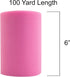 Tulle Fabric Roll | 6” by 100 Yards | Polyester Spool for Crafts Decorations Tutu Weddings Costumes Skirts Parties and More – by Craft Forge (Shoc...