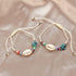 COLORFUL BLING 12Pc Adjustable Natural Sea Shell Starfish Cowries Strand Bracelets Handmade Braided Turtle Tortoise Beads Bracelet for Women Girls...