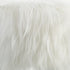 Linon Flokati Foot, 16-Inch, White Stool, 16"W x 16"D x 12.6"H,...