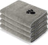 Chumia 4 Pack Pet Grooming Towel Absorbent Dog Towels for Drying Dogs Soft Microfiber Dog Drying Towel Quick Drying Large Dog Bath Towel for Dogs,...