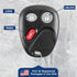 KeylessOption Key Fob Replacement for 2003 2004 2005 2006 2007 Chevrolet Chevy Silverado Suburban Tahoe GMC Sierra Yukon Cadillac Escalade Hummer ...