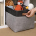DULLEMELO Fabric Storage Basket for Shelves/Closets, Collapsible Rectangle Basket for Organizing Clothes, Toys, Towels, Books, Laundry, Nursery, D...