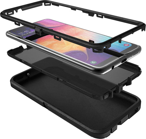 MXX Heavy Duty Case Made for Samsung Galaxy A50 - (No Screen Protector) Drop Protection Case Made for Galaxy A50/ A50s/ A30s (Black)...