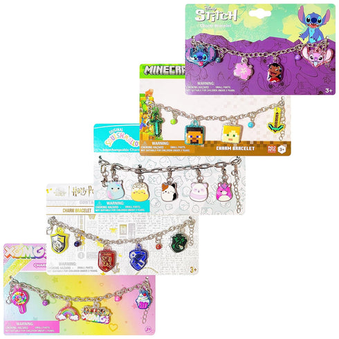 LUV HER Lilo and Stitch 7" Bracelet with Metal Charms - Disney Stitch - Ages 3+...