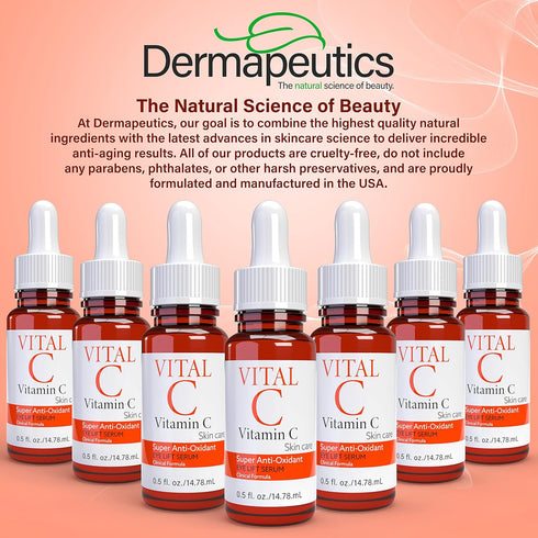 Vital C Vitamin C Serum for Eyes | Light Moisturizer | Skin Firming | Boosts Collagen | Vitamin C Skin Care Super Anti Oxidant Eye Lift Serum, 0.5...