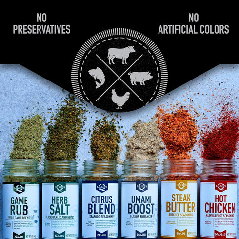 Lillie’s Q - Steak Butter Seasoning, All-In-One Steak Seasoning with Butter, Garlic, Salt & Black Pepper, Perfect Seasoning for Red Meats (6 oz)...