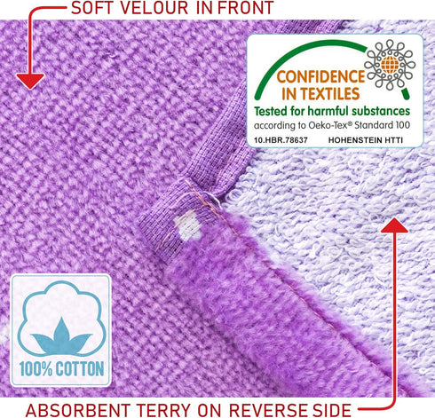 Softerry Rainbow Unicorn Velour Beach Towel for Kids 28in x 55in 100% Cotton (1 Towel 28" x 55", Pink)...