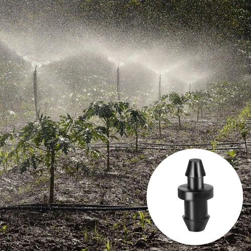 100pcs Drip Irrigation Plugs, 1/4 Inch Drip Irrigation Goof Plugs Line Irrigation Tube End Closures for Home Garden Lawn Pipe Supplies...