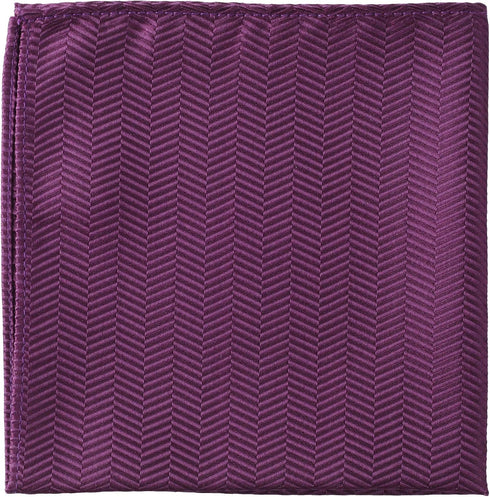 Jacob Alexander Men's Tone on Tone Herringbone Pocket Square...