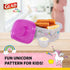 Glad for Kids GladWare Snack Containers with Unicorn Design | BPA-Free Plastic Food Storage, 24oz 4 Count with Dressing Cups | Microwave & Dishwas...