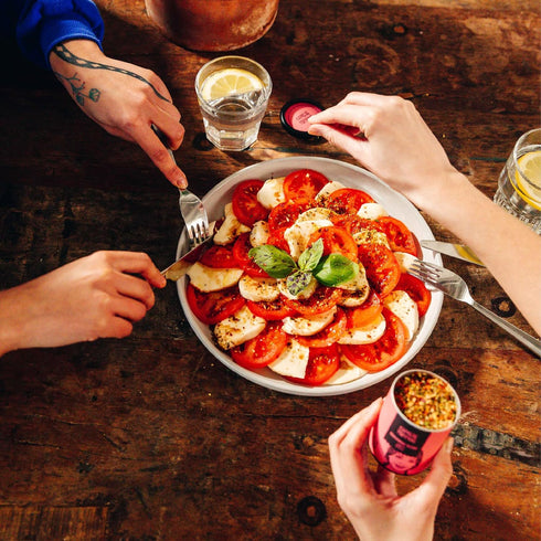 Just Spices Caprese Topping, 2.29 oz. I Tomato and mozzarella spice mix I For authentic Italian antipasti at home...