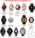 GELISHI Compatible with Galaxy Watch 7 6 5 Band 40mm 44mm/6 Classic 43mm 47mm Women, 20mm Bling Stainless Steel Band for Galaxy Watch 4 Classic 42...