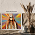 Posterizer 1 pcs- psychedelic funky hippie colorful person 3-Fantasy & Fiction Art-Retro Art- Living Room Bedroom Decor- unframed wall art...