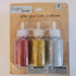 Glitter Glue 3 PC Red Gold Siler...