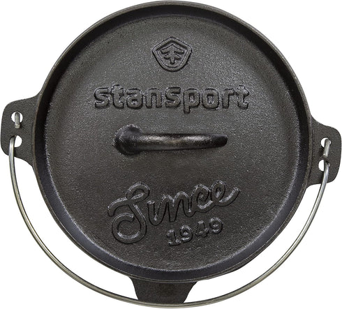 Stansport Pre-Seasoned Cast Iron Dutch Oven...