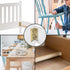 Lesnala 4-Piece Bed Railing Bracket Used to Connect Wood, Bed Replacement Parts, Headboard and Footboard Fixing Fittings Wooden Bed Frame Used to ...