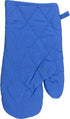 Set of 4 Dark Blue (2) Pot Holders 9" x 7" and (2) Oven Mitts 12" (Dark Blue)...