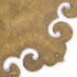 Brass Curled Box Corner Plate – Set of 2, 3.3", by Hardware Philosophy...