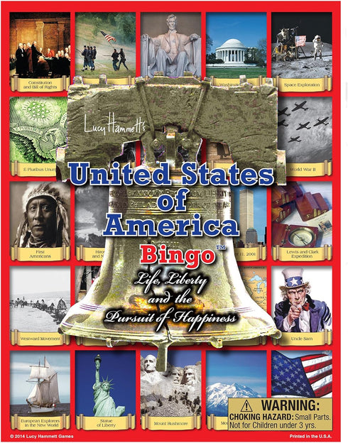 Lucy Hammett Games USA Bingo Game...