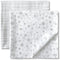 Organic Muslin Swaddle Blankets - 100% Soft Organic Cotton - Baby Girl Blanket and Baby Boy Blanket - Ideal Baby Registry Items Unisex Essentials ...