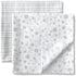 Organic Muslin Swaddle Blankets - 100% Soft Organic Cotton - Baby Girl Blanket and Baby Boy Blanket - Ideal Baby Registry Items Unisex Essentials ...