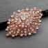 Mariell Rose Gold Wedding Jewelry Crystal Bridal Brooch Pin for Brides, Bridesmaids, Mother of The Bride...