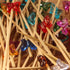 BambooMN 3.9" Decorative Acrylic Butterfly Bamboo Cocktail Fruit Sandwich Picks Skewers for Catered Events, Holiday, Restaurants or Buffets Party ...