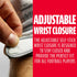 Franklin Sports Supratak Football Receiver Gloves - White/Chrome - Adult Medium...