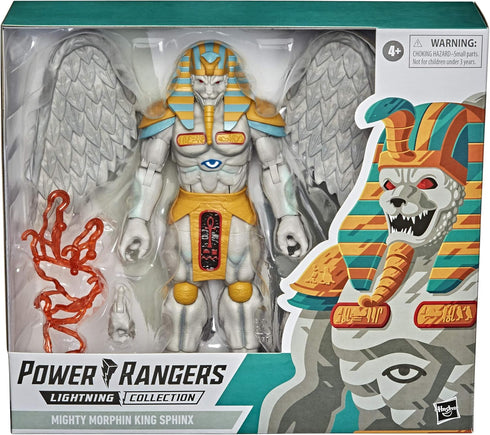 Power Rangers Lightning Collection Monsters Mighty Morphin King Sphinx 8-Inch Premium Collectible Action Figure Toy with Accessories...