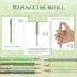 Sherr 7 Pcs Fancy Pens for Women Cute Pens Sparkly Glitter Pens with 10 Pcs Black Ink Refills Pretty Pen Gifts Journaling Pens for Girls Office Sc...
