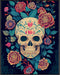 Posterizer 1 pcs-flowers and chinoiserie sugar skull-Abstract & Modern Art-Holiday Poster Collection-Gift for Men Women Entrepreneur Teens - UNFRA...