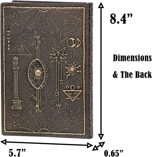 Unlined Journal - Crosses 3D-Embossed Art Pattern Hardcover Notebook Gift, A5 Blank Sketchbook Notepad, 8.4" x 5.7" (100 Sheets, 200 Pages)...