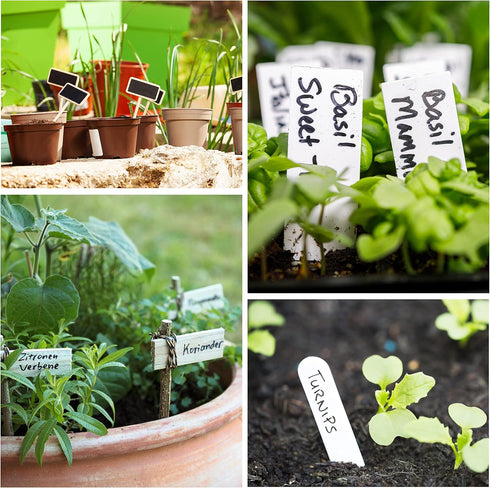 Mr. Pen- Garden Markers, Black, 4 Pack, Plant Markers, Garden Markers for Plants Outdoor Waterproof, Plant Markers for Seedlings, Waterproof Perma...